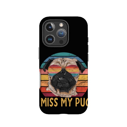 I Miss My Pug Dog IPhone Cases
