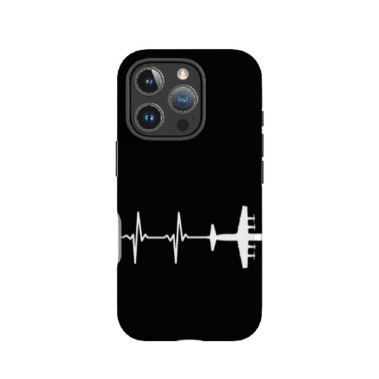 Ekg Heartbeat P-3 Orion Military Plane IPhone Cases