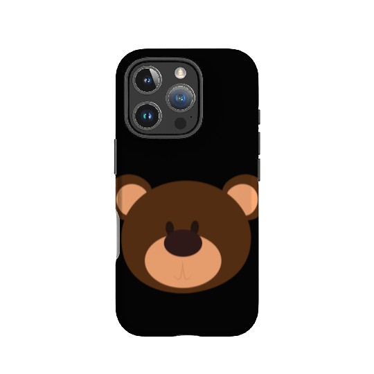 Brown Face Teddy Bear Lover IPhone Cases