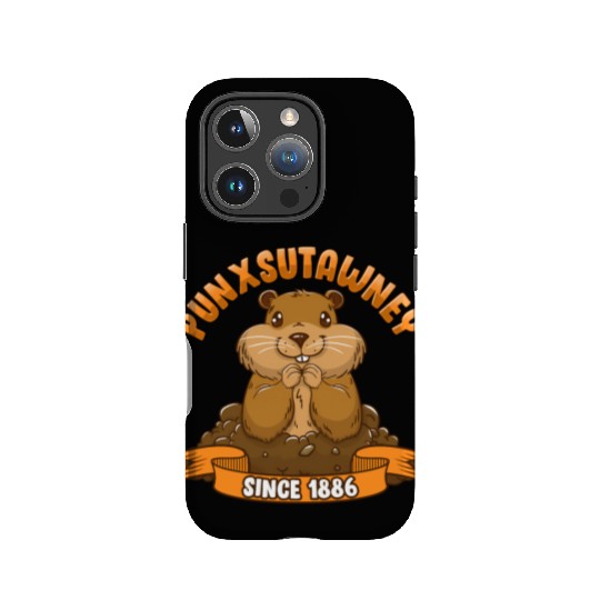 Groundhog Day Phil Ground Hog Punxsutawney IPhone Cases