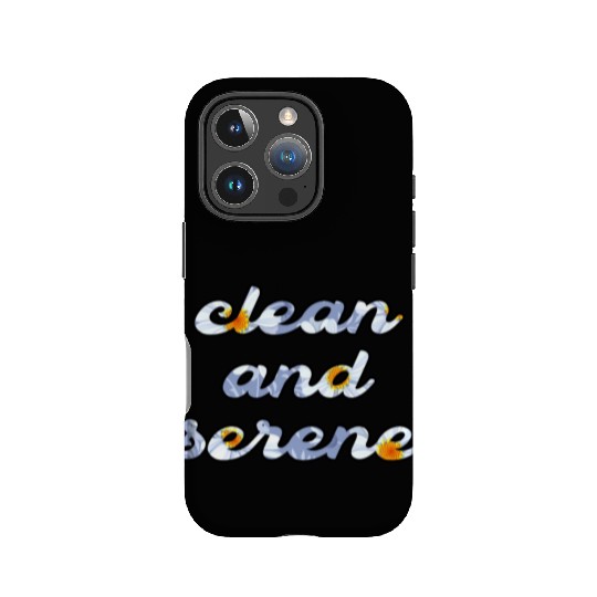 Clean and Serene daisy IPhone Cases
