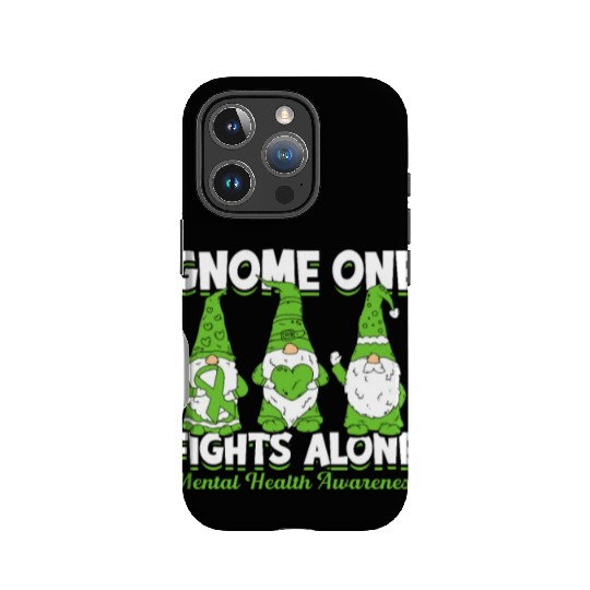 Gnome One Fights Alone Mental Health Awareness IPhone Cases
