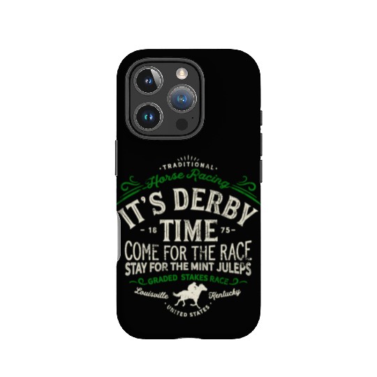 Derby Time Louisville Kentucky Horse Racing IPhone Cases