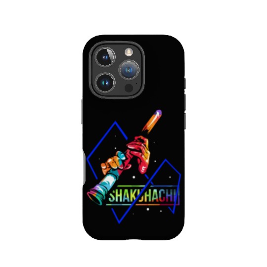 Colorful Shakuhachi Japanese Bamboo Flute IPhone Cases
