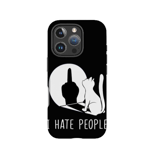 Grumpy Kitten Cats I Don'T Like People Cat I Hate IPhone Cases
