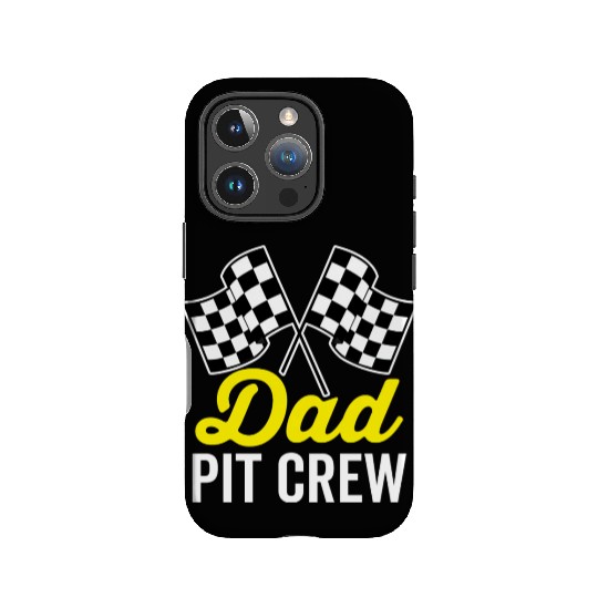 Dad Pit Crew For Racing Party Costume IPhone Cases