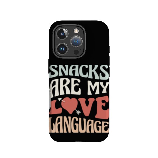 Snacks are my Love Language Funny Snack Lovers IPhone Cases