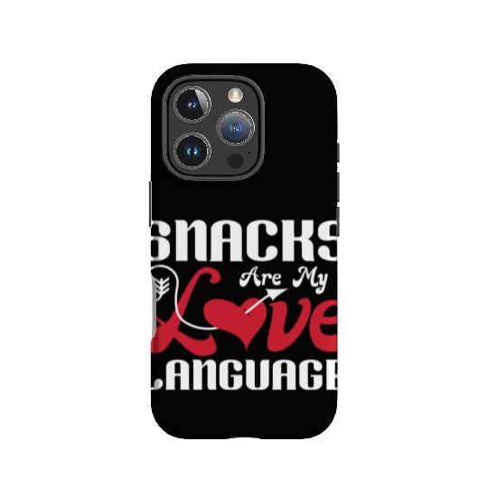 Snacks are my Love Language Funny Snack Lovers IPhone Cases