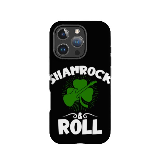 Shamrock Rock And Roll Guitar St Patrick'S Day IPhone Cases