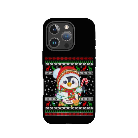 Penguin Lights Ugly For IPhone Cases