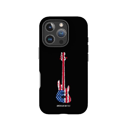 American Bassist Bass guitar Player Music Men IPhone Cases