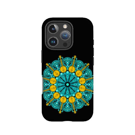 Banjo Mandala Bluegrass Mindfulness & Nature IPhone Cases