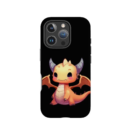 CUTE DRAGON DRAWING IPhone Cases