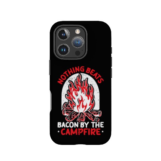 Camping And Bacon Meat Camp Camper I Love Bacon IPhone Cases