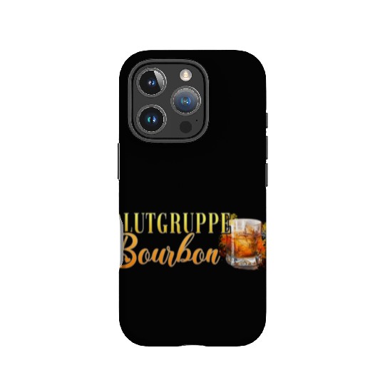 Blutgruppe Bourbon Cocktail Bartender IPhone Cases