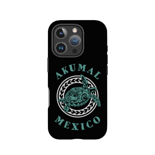 Akumal Meco T Tattoo Sea Turtle IPhone Cases