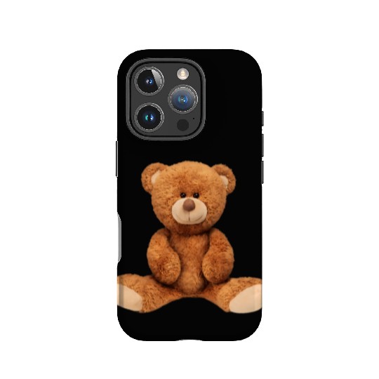 Real Teddy Bear Illustration IPhone Cases