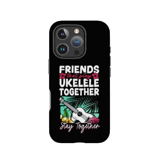 Hawaiian Ukulele Uke Friends Buddies Besties IPhone Cases