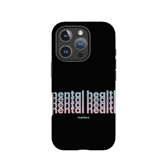Mental Health Matters | Poppins French Gray IPhone Cases