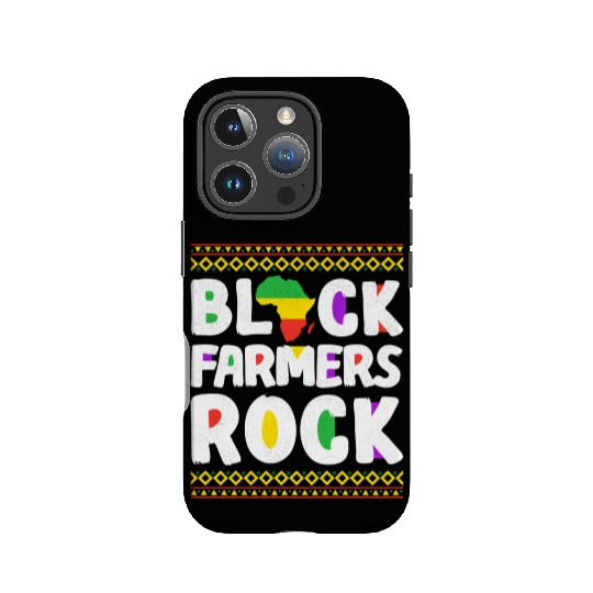 African American Black Farmers Rock IPhone Cases