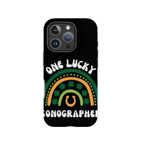 Sonographer Ultrasound Techian St Patrick'S Day IPhone Cases