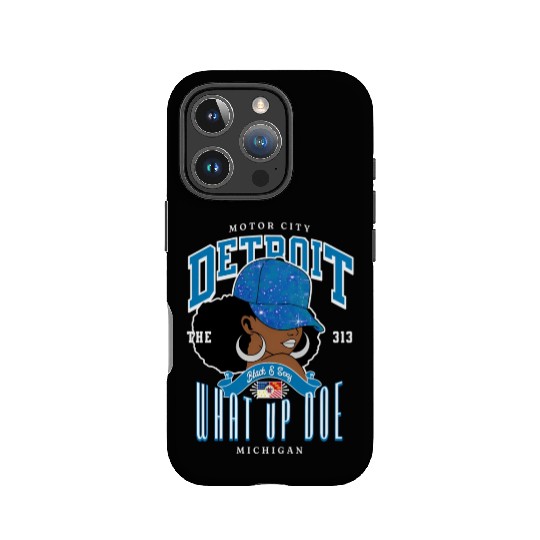 313 Detroit Area Code Unapologetically IPhone Cases