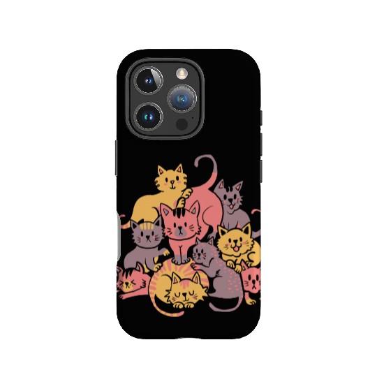 Cats Pile Mountain Of Cute Kittens IPhone Cases