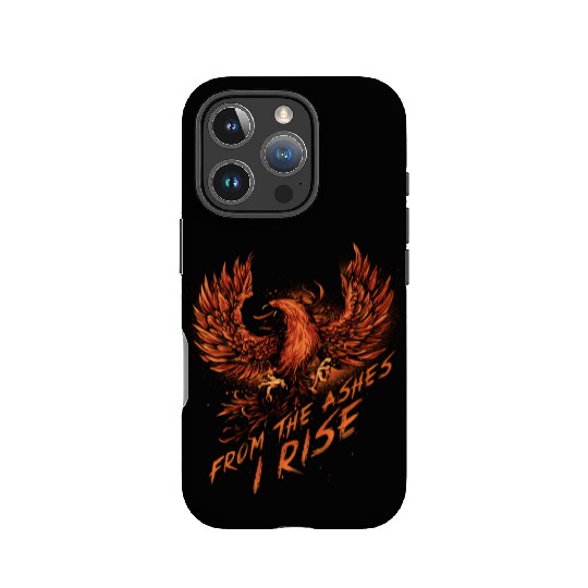 From The Ashes I Rise Motivational Phoenix IPhone Cases