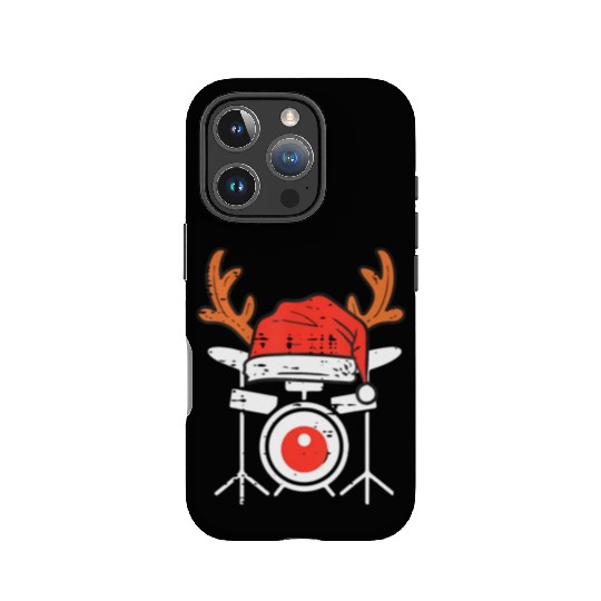 Drums Christmas Music Instrument Band Drummer IPhone Cases
