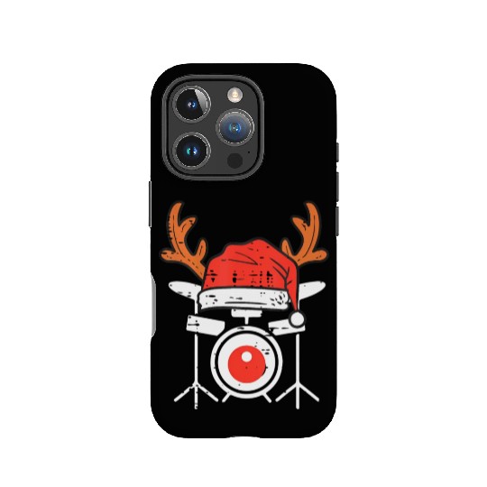 Drums Christmas Music Instrument Band Drummer IPhone Cases