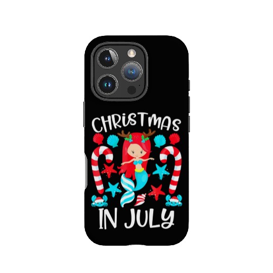 Christmas In July Cute Mermaid Summer IPhone Cases