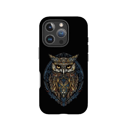 Stained Glass Gothic Aesthetic Owl Intricate IPhone Cases