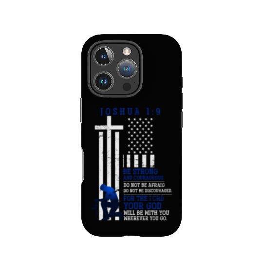 Holy Bible Verse Us Flag American Christian Prayer IPhone Cases