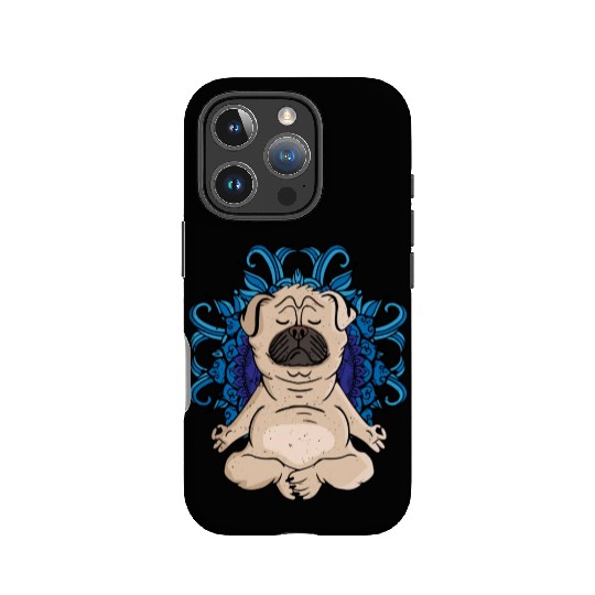 Zen Buddhism Meditation Gift Dog Lover Women Yoga IPhone Cases