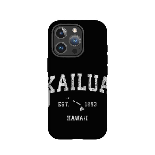 Kailua Hawaii Hi Athletic Sports IPhone Cases
