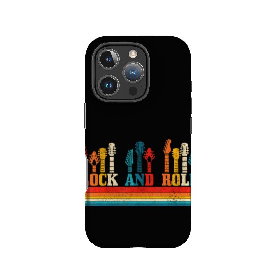 Rock & Roll Guitar Player Guitarist Vintage Rock IPhone Cases