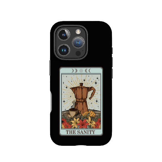 Coffee Tarot Card The Sanity IPhone Cases