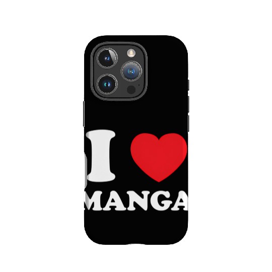 Manga Fan Of Japanese Animation Comics Heart Manga IPhone Cases