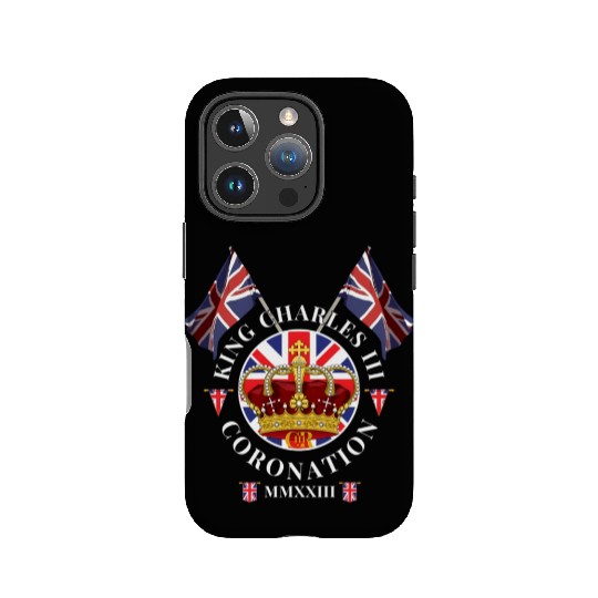 King Charles Iii British Monarch Royal Coronation IPhone Cases