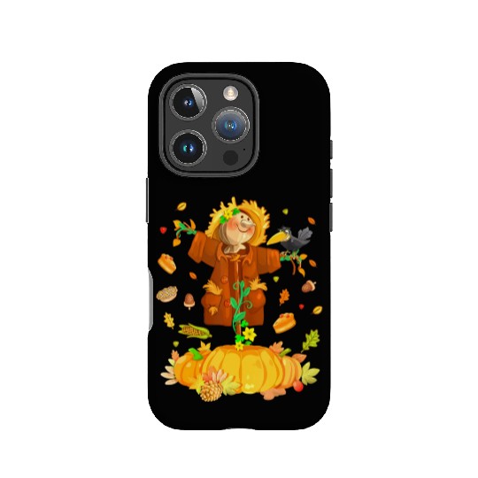 Scarecrow Pumpkin Garden Hello Thanksgiving IPhone Cases