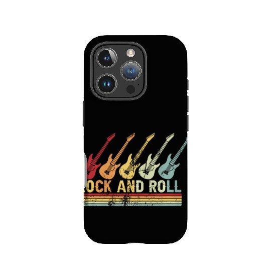 Vintage Retro Rock And Roll Guitar Music IPhone Cases