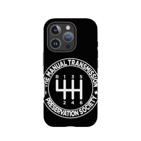 The Manual Transmission Preservation Society IPhone Cases