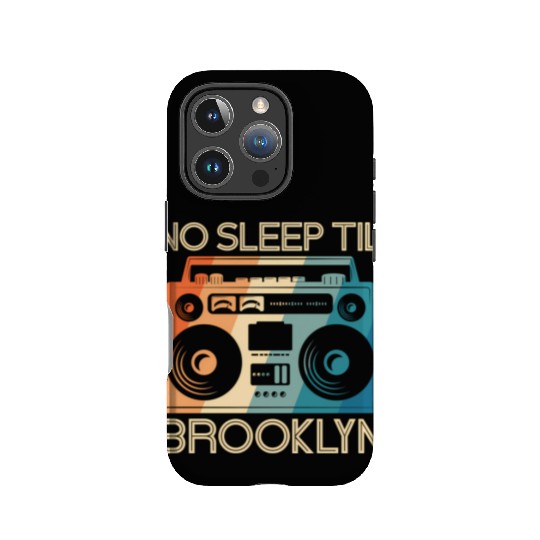 No Sleep Til Brooklyn Old School Portable Stereo IPhone Cases