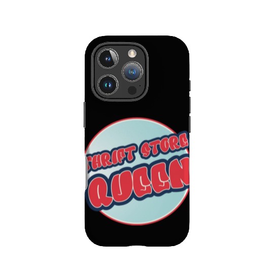 Thrift Store Queen red blue IPhone Cases
