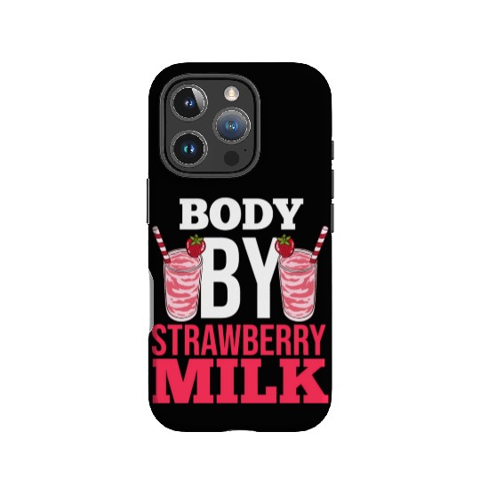 Strawberry Milk Shake Korean Vegan Japanese IPhone Cases