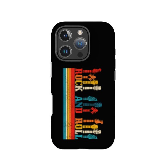 Rock & Roll Guitar Player Guitarist Vintage Rock IPhone Cases