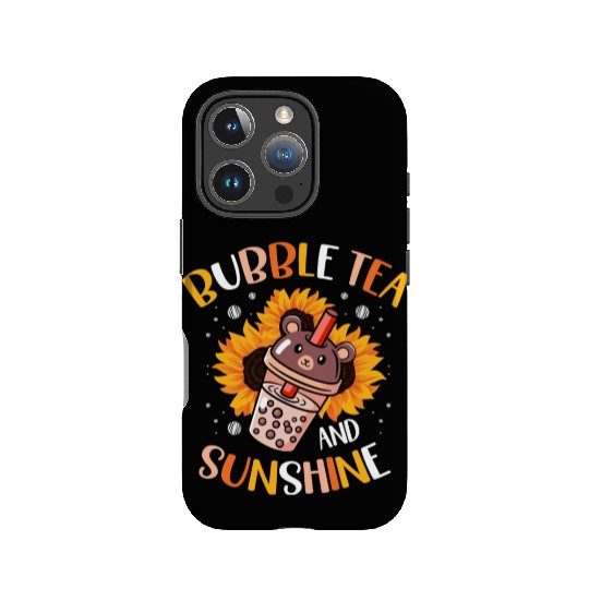 Bubble Tea And Sunshine Boba Tea Drinker IPhone Cases