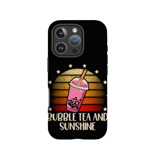 Bubble Tea And Sunshine Boba Tea Drinker IPhone Cases