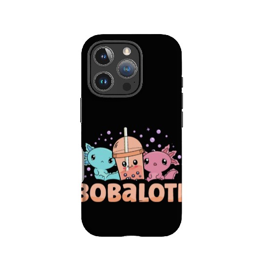 Bobalotl Bubble Tea Lover Boba Tea Drinker Axolotl IPhone Cases