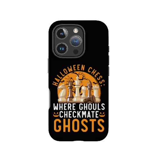 Chess Halloween Trick Or Treat Chess Board Game IPhone Cases